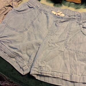 Wonder Nation Light Blue Women's Cargo Shorts